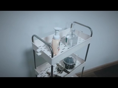 Opbergkarren met afsluitbare wielen