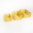 De geurloze Vierkante Plastic Containers van de Huishoudenopslag 34*25.5*13cm Stapelbare Opnieuw te gebruiken
