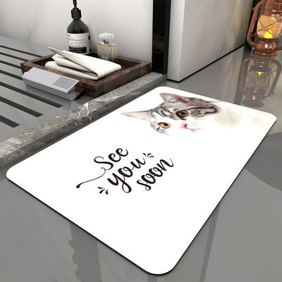 Kwaliteit Microfiber Antislipbad Mat Quick Drying Super Absorbent fabriek