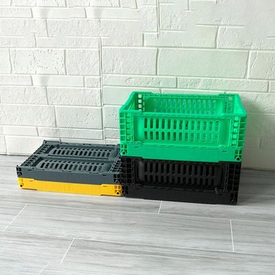 Kwaliteit Mesh Type 5 Liter Stapelbaar Plastic Vouwend Krat voor Multifunctionele Vruchten fabriek